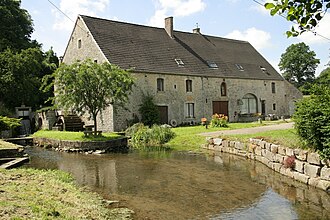 The watermill of Scoville (1743) in Mohiville, Belgium.