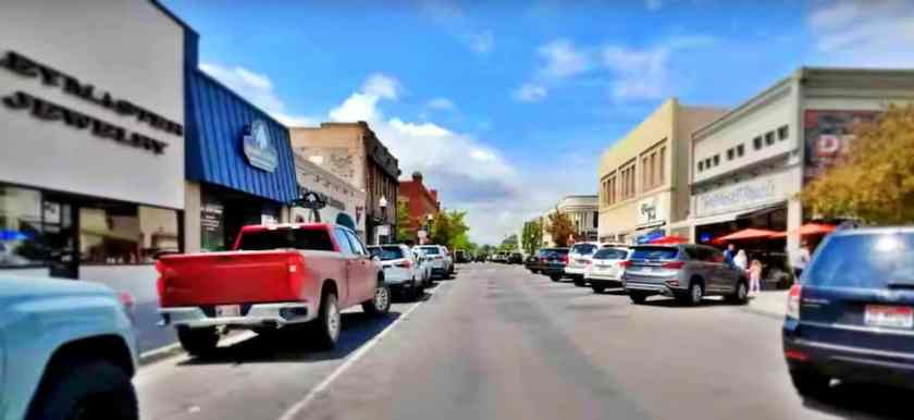 A picture I snapped of downtown Idaho Falls