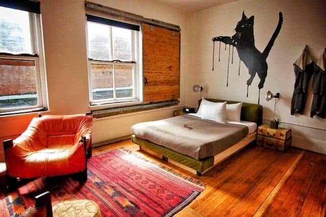 Ace Hotel in Portland Bedroom
