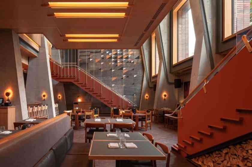 Ace Hotel Lobby Stairs in Toronto