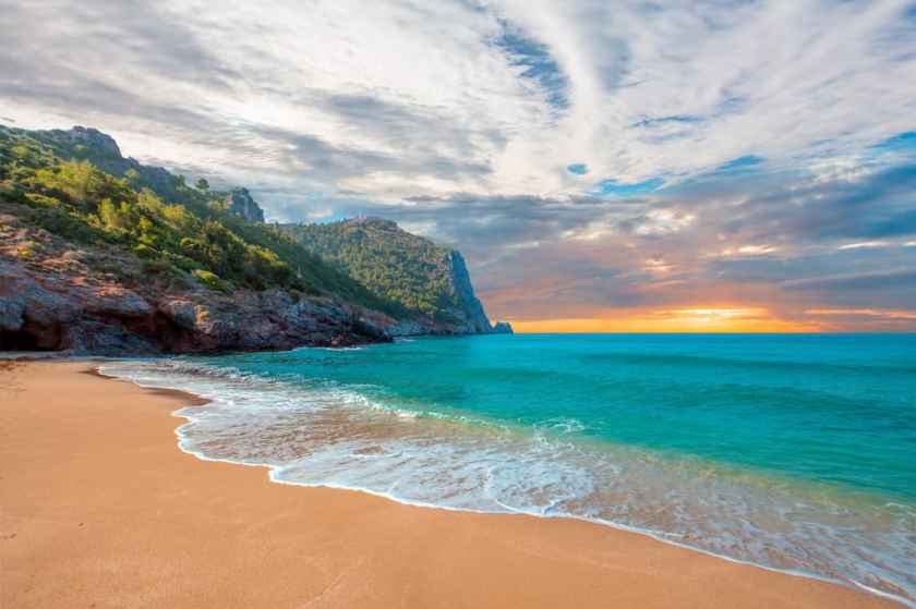 Alanya beach Turkey
