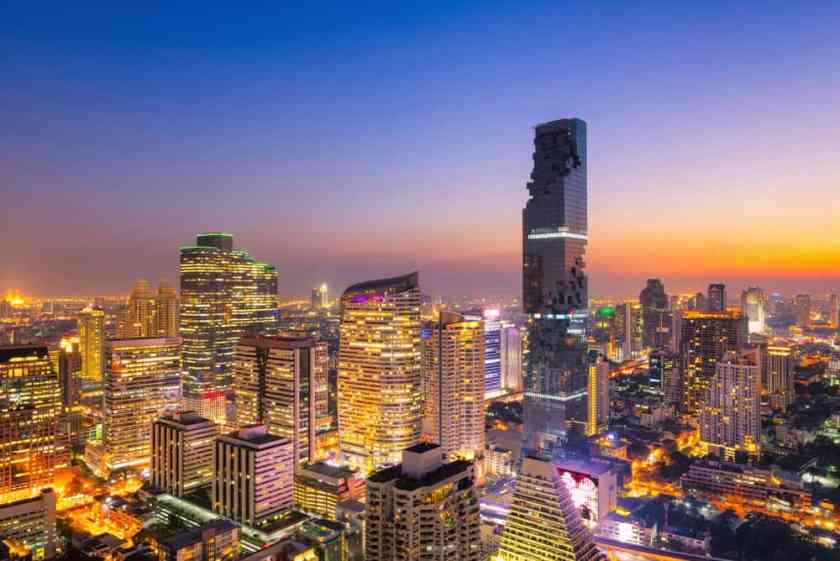 Downtown Bangkok Skyline