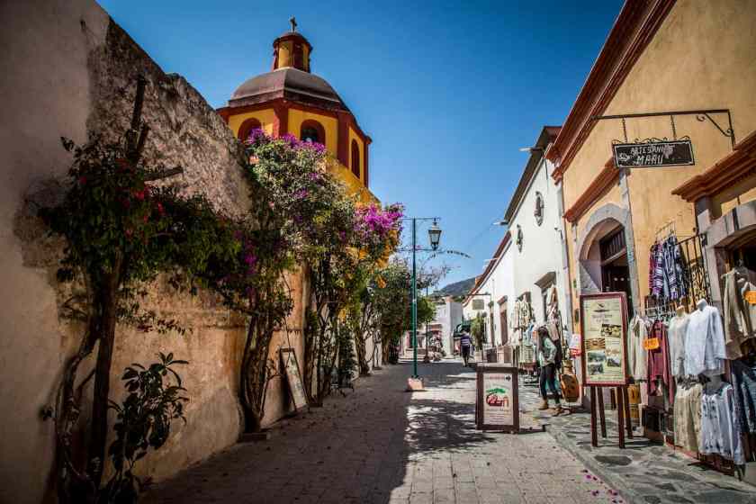 Bernal town in Mexico