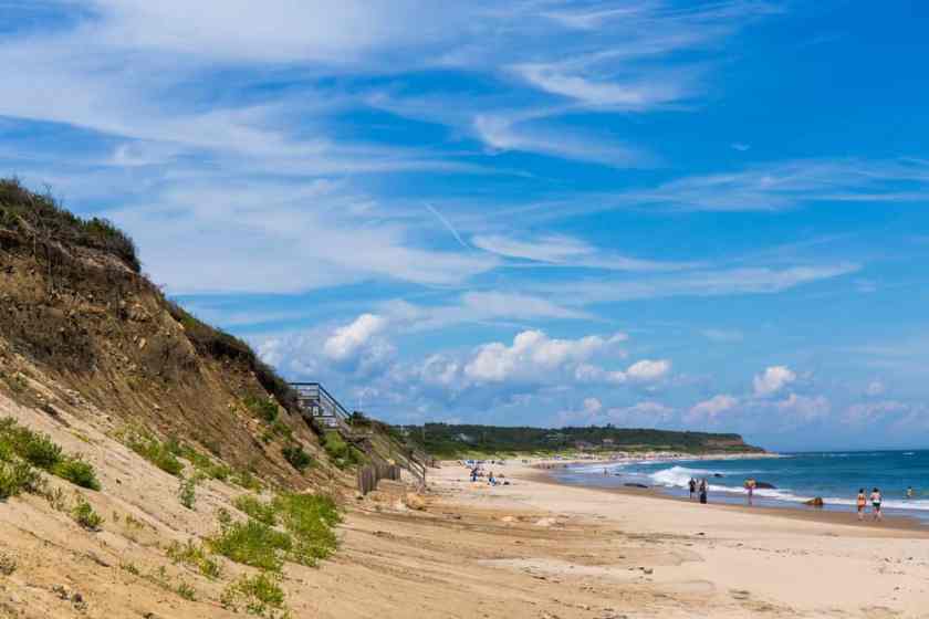 Block Island, Rhode Island beach in the summer