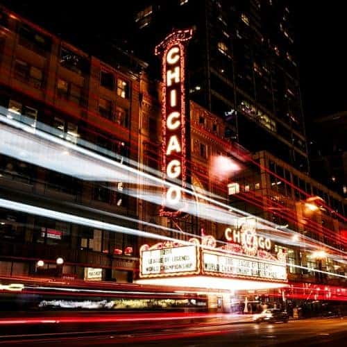 Chicago Downtown at Night