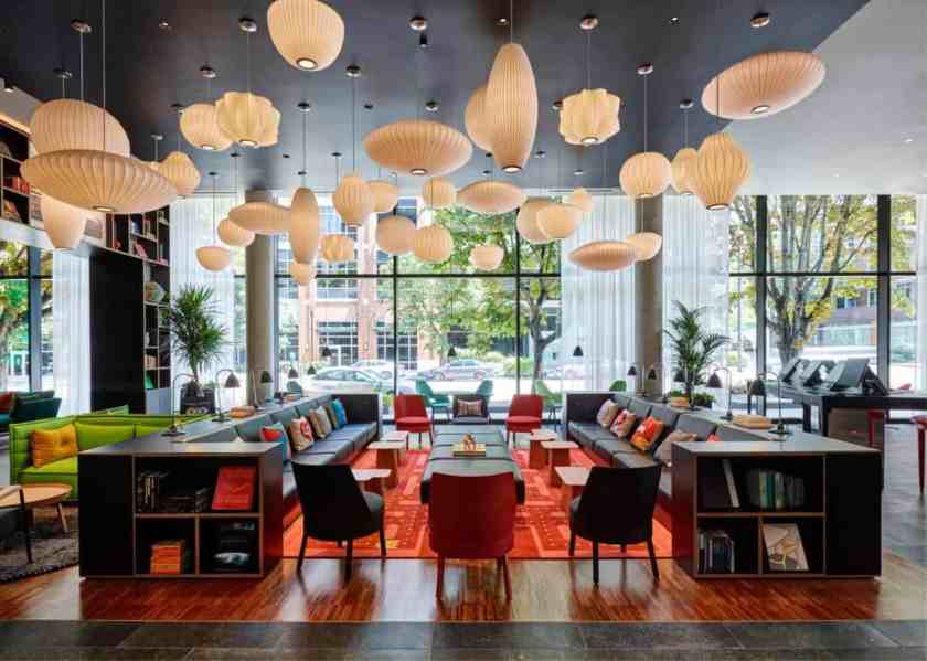 citizenM South Lake Union Lobby