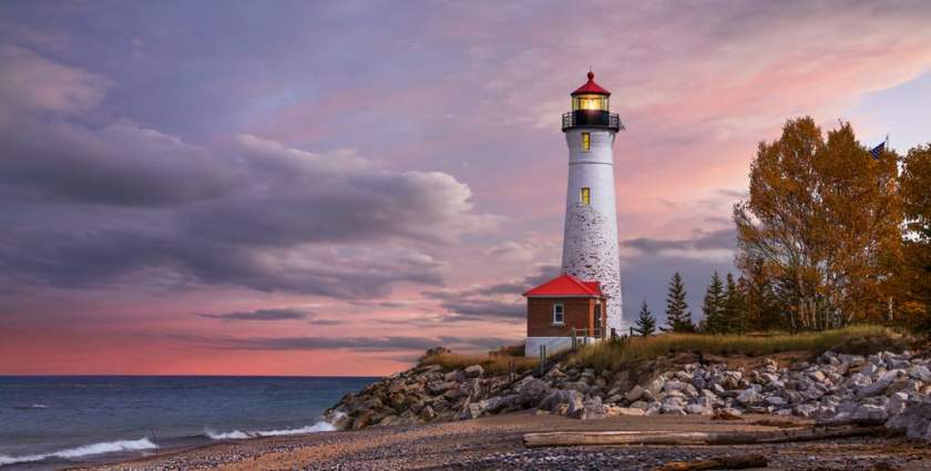 18 Most Beautiful Places to Visit in Michigan 18 Crisp Point Lighthouse