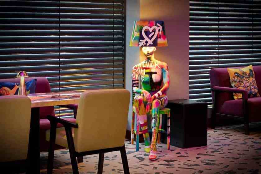 Funky Statue in NYX Hotel Holborn by Leonardo