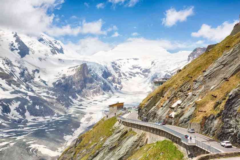 Beautiful views of Grossglockner Road Austria