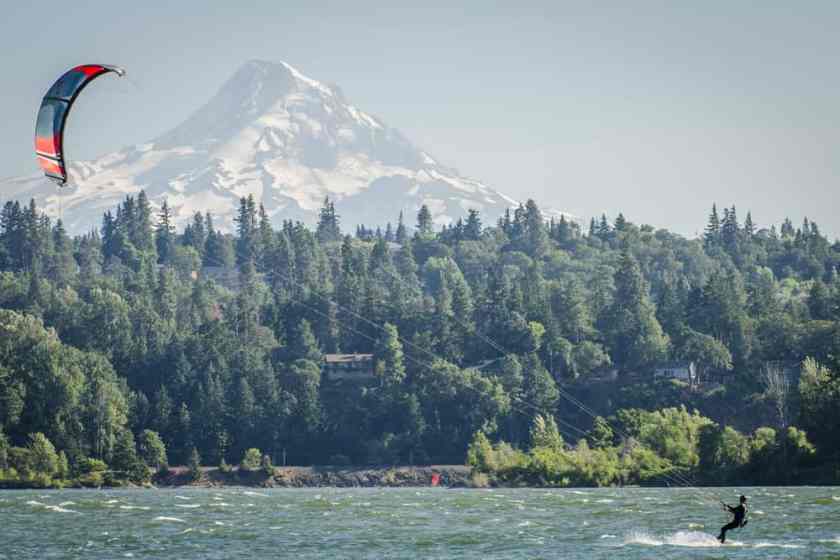 Hood River in the summer