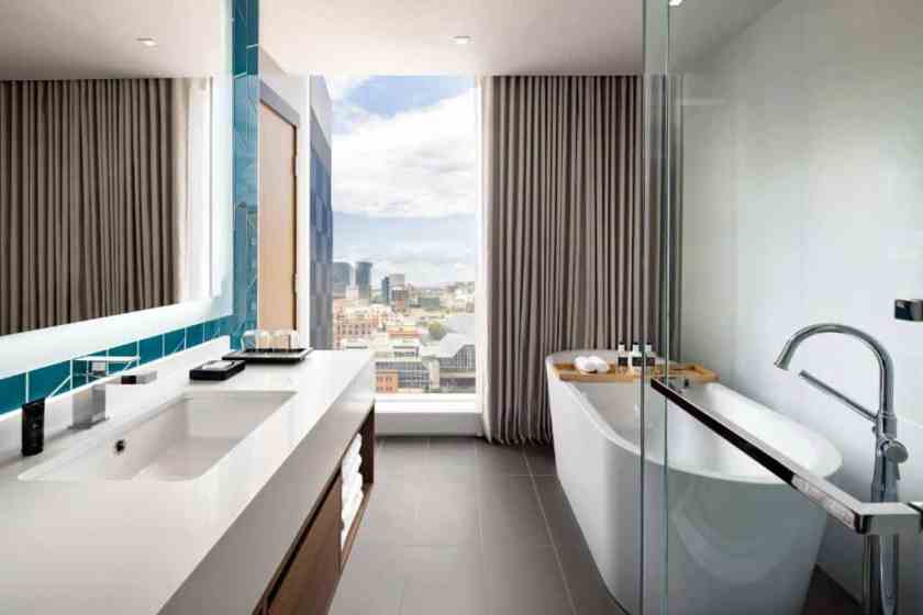 Humaniti Hotel my guest room bathroom