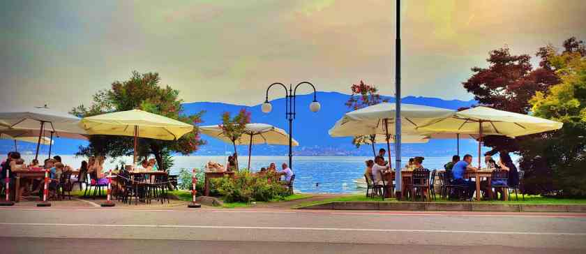 I captured this view of Lake Maggiore from the road