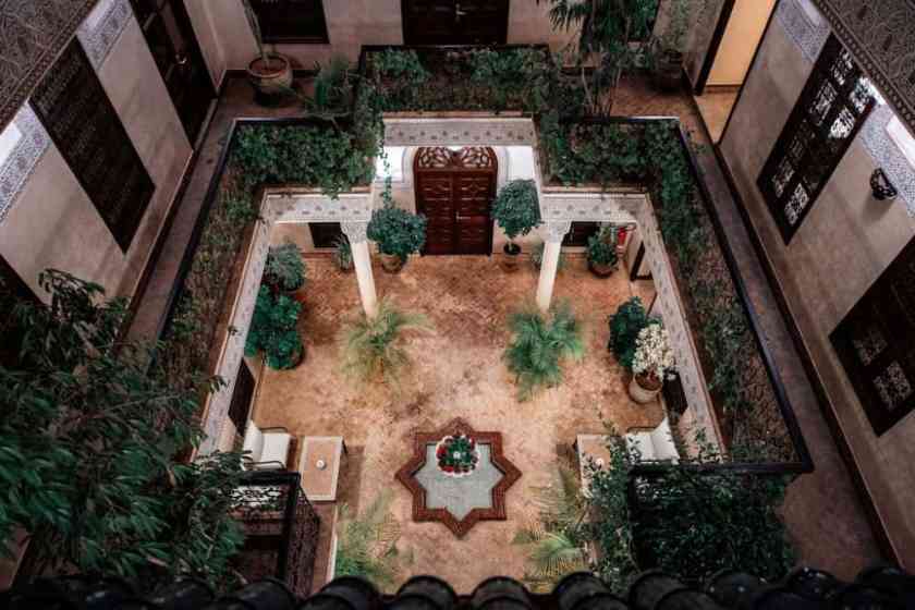 Interior of a Riad Marrakech