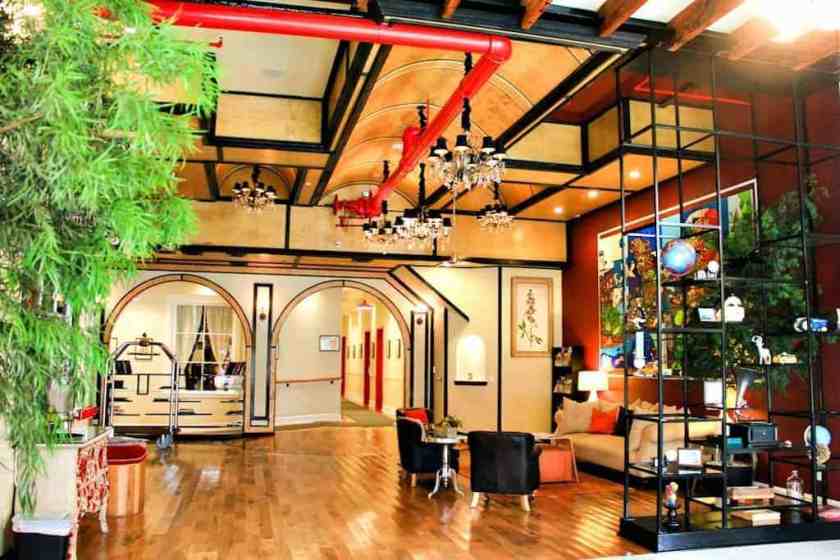 Lobby at Box House Hotel