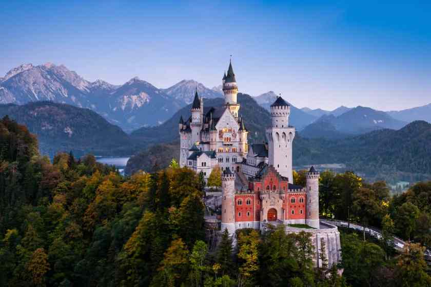 Neuschwanstein Castle taken on a clear day 