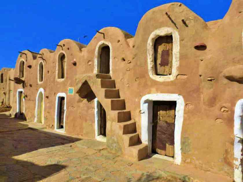 My IG picture of Matmata and the fortified granaries of the Ksour