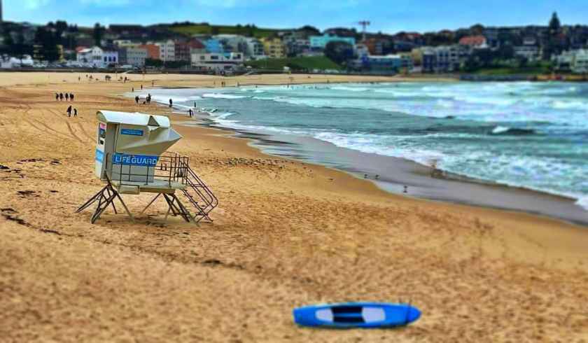 My photo of Bondi Beach - it was just steps from QT Bondi taken in spring 2025