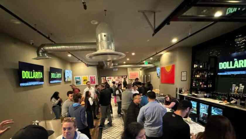My photo of Coors Field’s buzzing sports bars taken in winter 2025