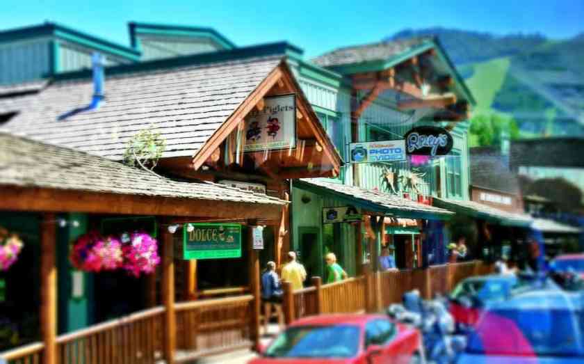 Downtown Jackson in Wyoming