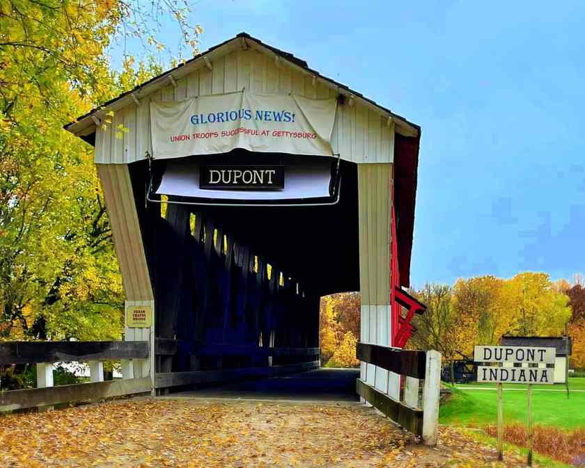 Dupont Covered Bridge in Indiana
