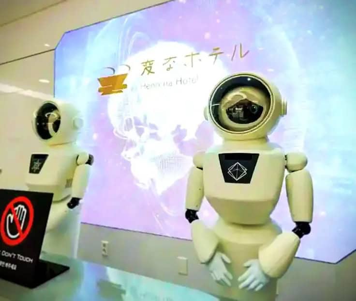 My photo of Henn-na Hotel Seoul Myeongdong Robot reception