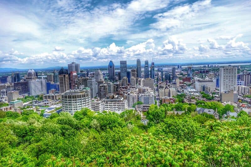 My photo of Mount Royal Park in Montreal downtown taken in summer 2024