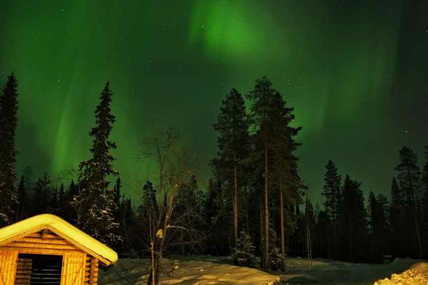 My photo of Northern Lights in Basecamp Oulanka January 2023