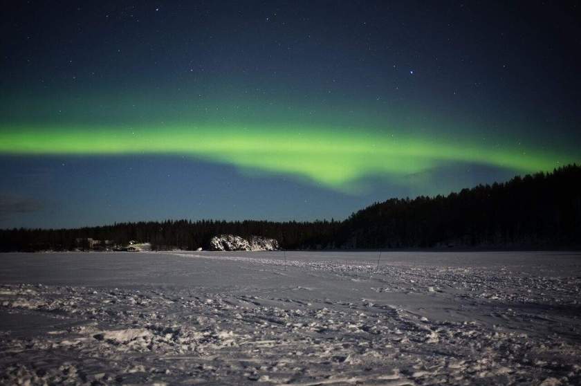 My photo of Northern Lights over Rovaniemi taken December 2023