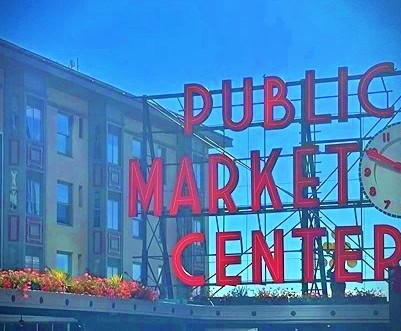 My photo of Pike Market which was directly across the road from my stay at Palihotel