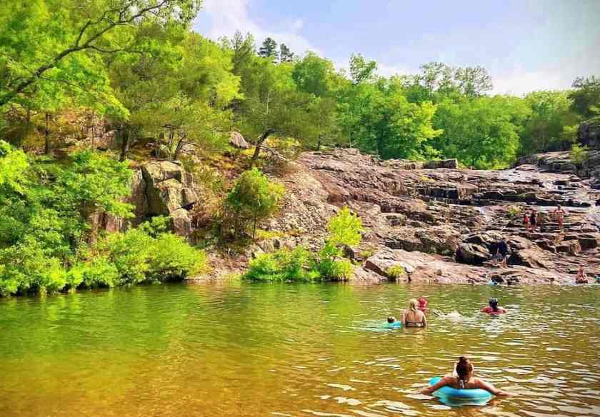 Rocky Falls in The Ozarks
