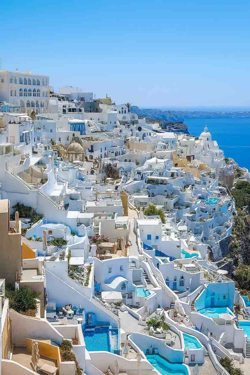 My photo of the famous Santorini view taken June 2025