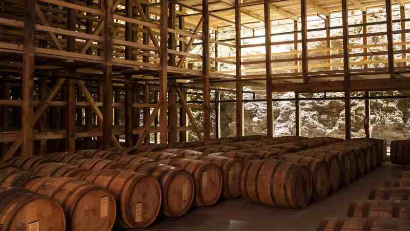 My photo of the storage at Maker's Mark Distillery taken summer 2025