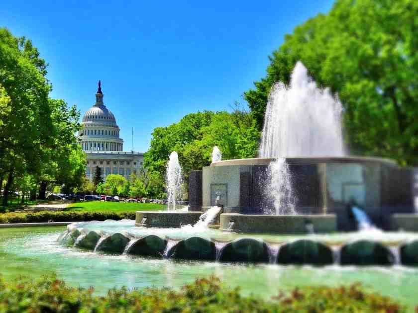 Senate Fountain in Washington DC