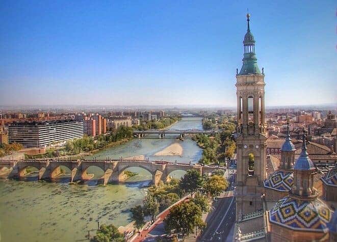 My photo of Zaragoza cathedral views take in summer 2024