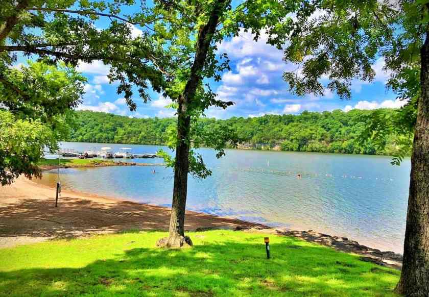 By the lake in the Ozarks