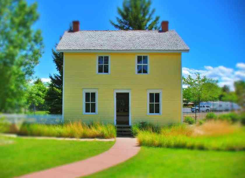 My shot of Buffalo Bill Cody’s original home in Cody, Wyoming