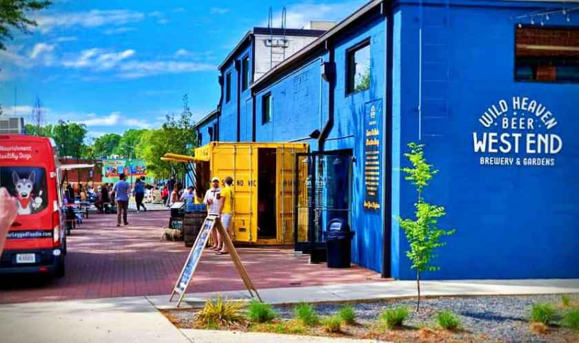 My shot of Wild Heaven Beer – West End Brewery & Gardens in Atlanta, Georgia