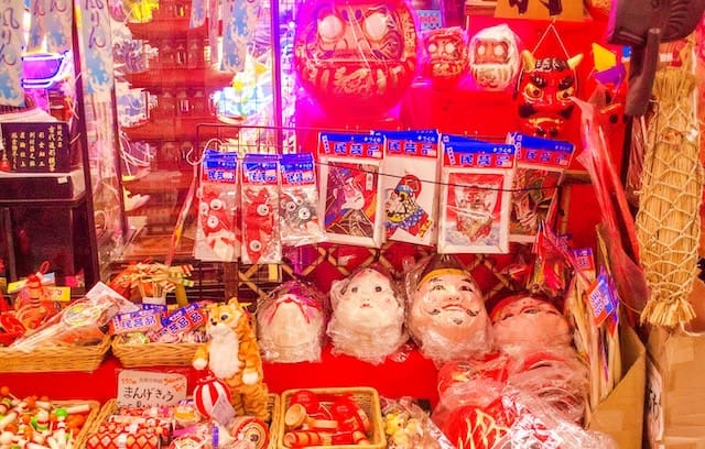 A quirky gift shop in Dotonbori Osaksa