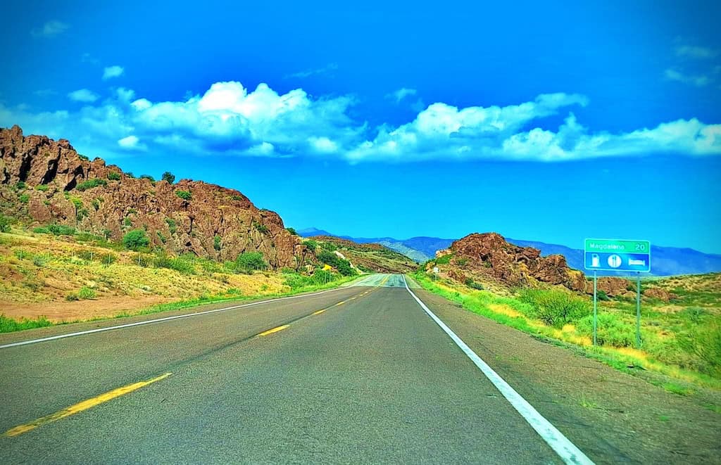 My snap of Highway 60 near Magdalena, New Mexico
