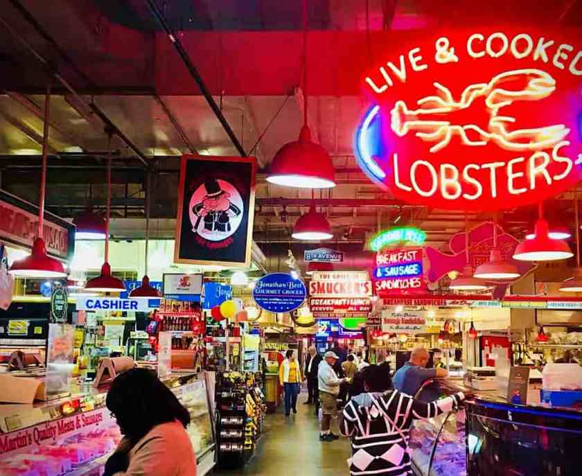 My snap of Reading Terminal Market in Philadelphia,