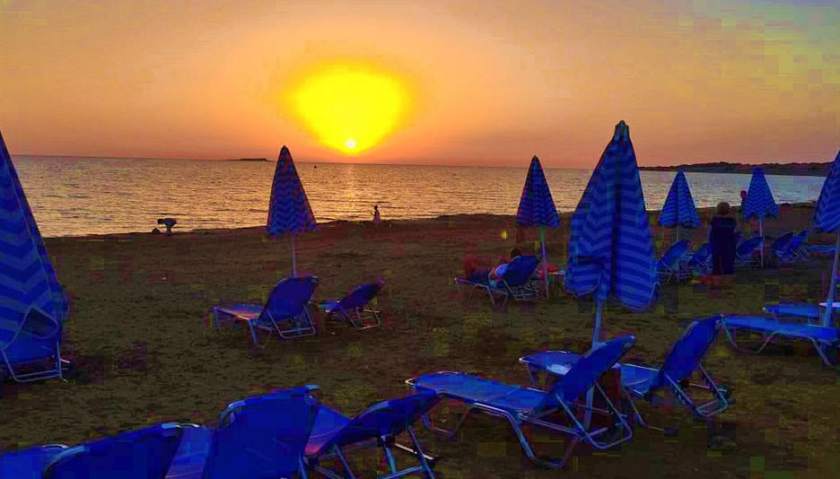 My snap of Roda Beach Sunset