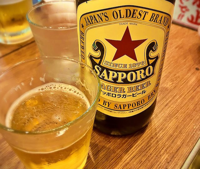 Sapporo beer in Osaka