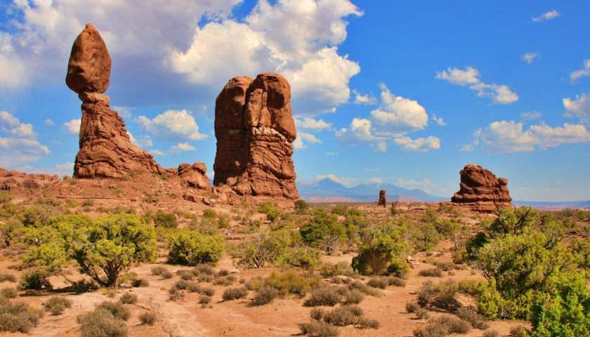 My snapshot of Balanced Rock in Arches National Park
