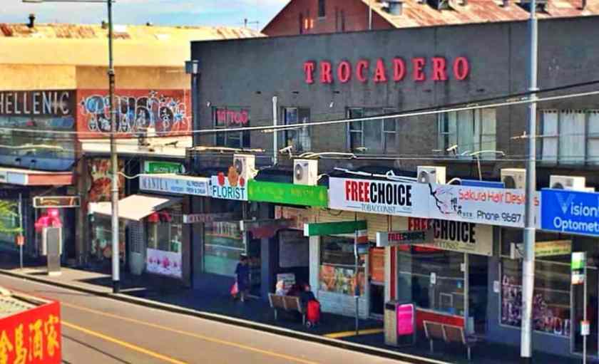 Barkly Street in Footscray in Melbourne