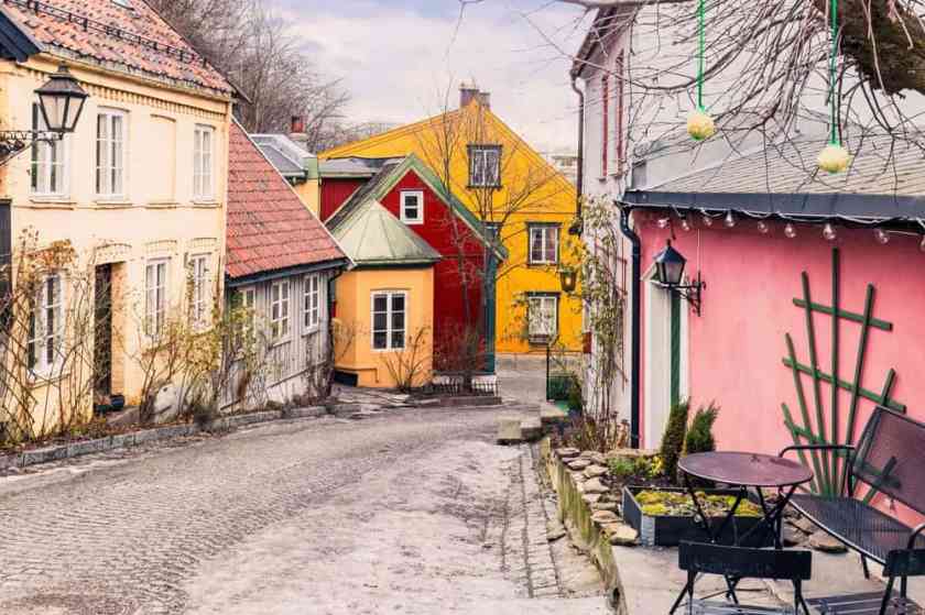 Old street in Oslo