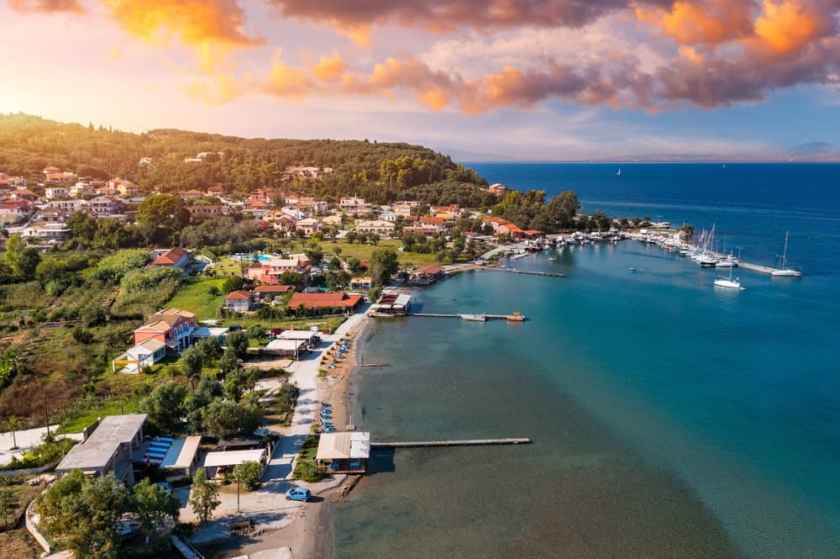 Petriti Village in Corfu