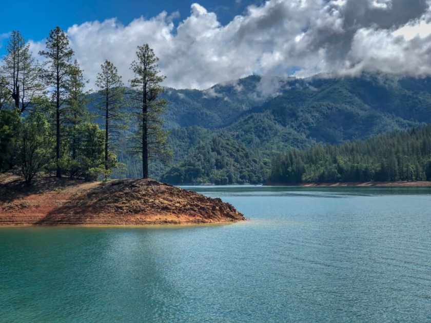 Lake Shasta CA summer