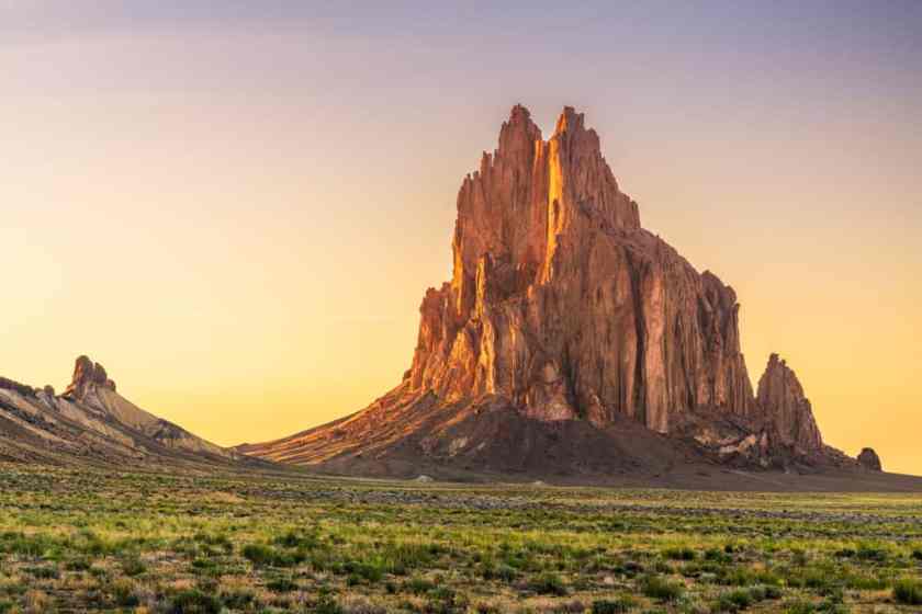 Shiprock - beauty spots in New Mexico
