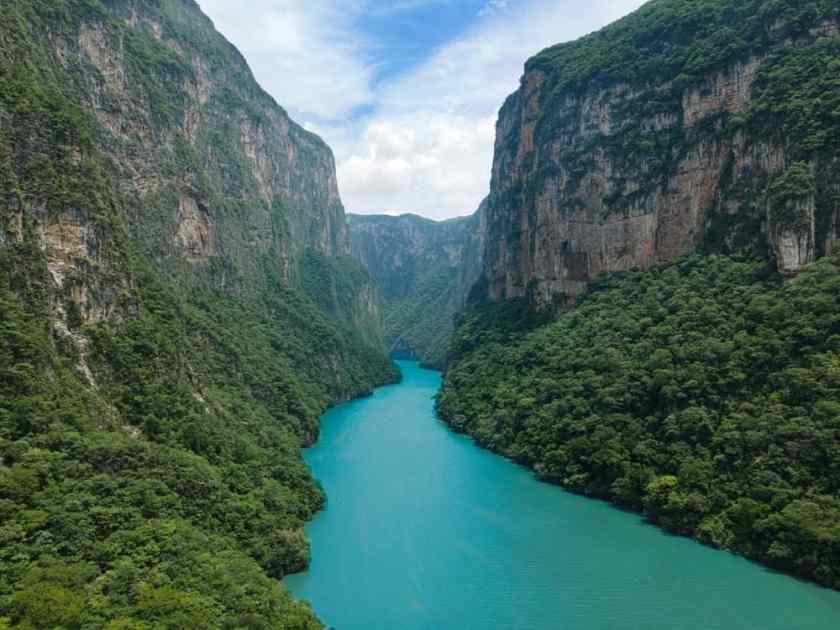 Sumidero canyon in Chiapas