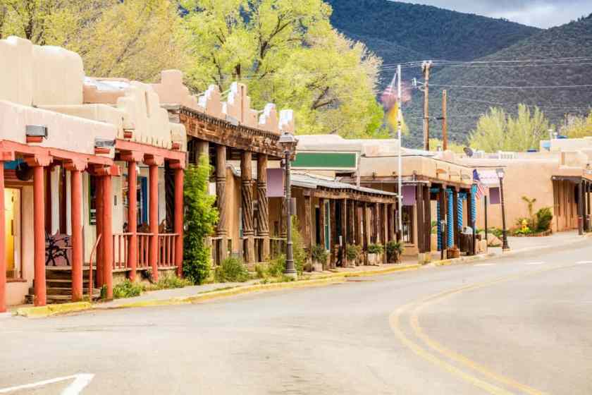 Taos High Street, New Mexico